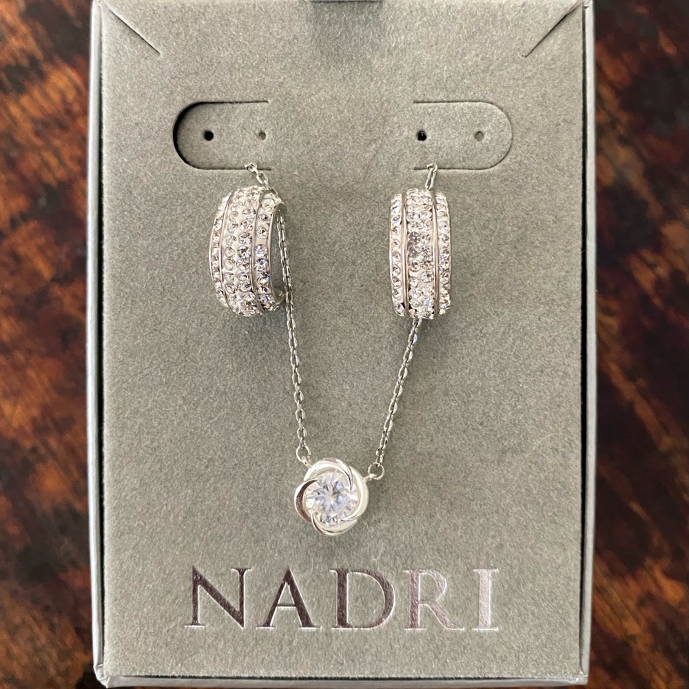 Nadri Necklace and Earring Set